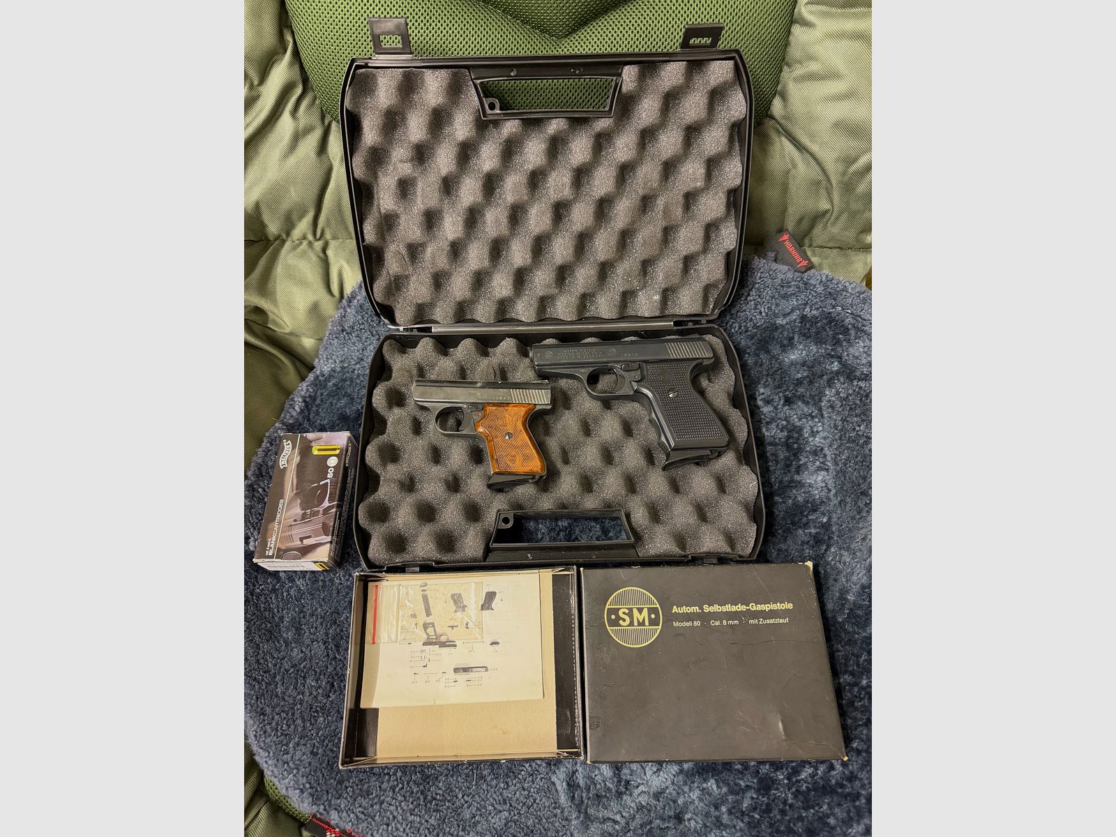 Schreckschuss SM model 80. en Model 15. Verzamelaars 8mm Rhömer