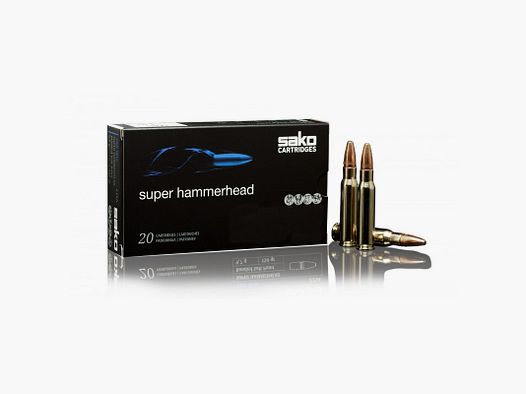 BOITE DE 20 CARTOUCHES SAKO CAL.308 WIN S. HAMMERHEAD 180 GRS