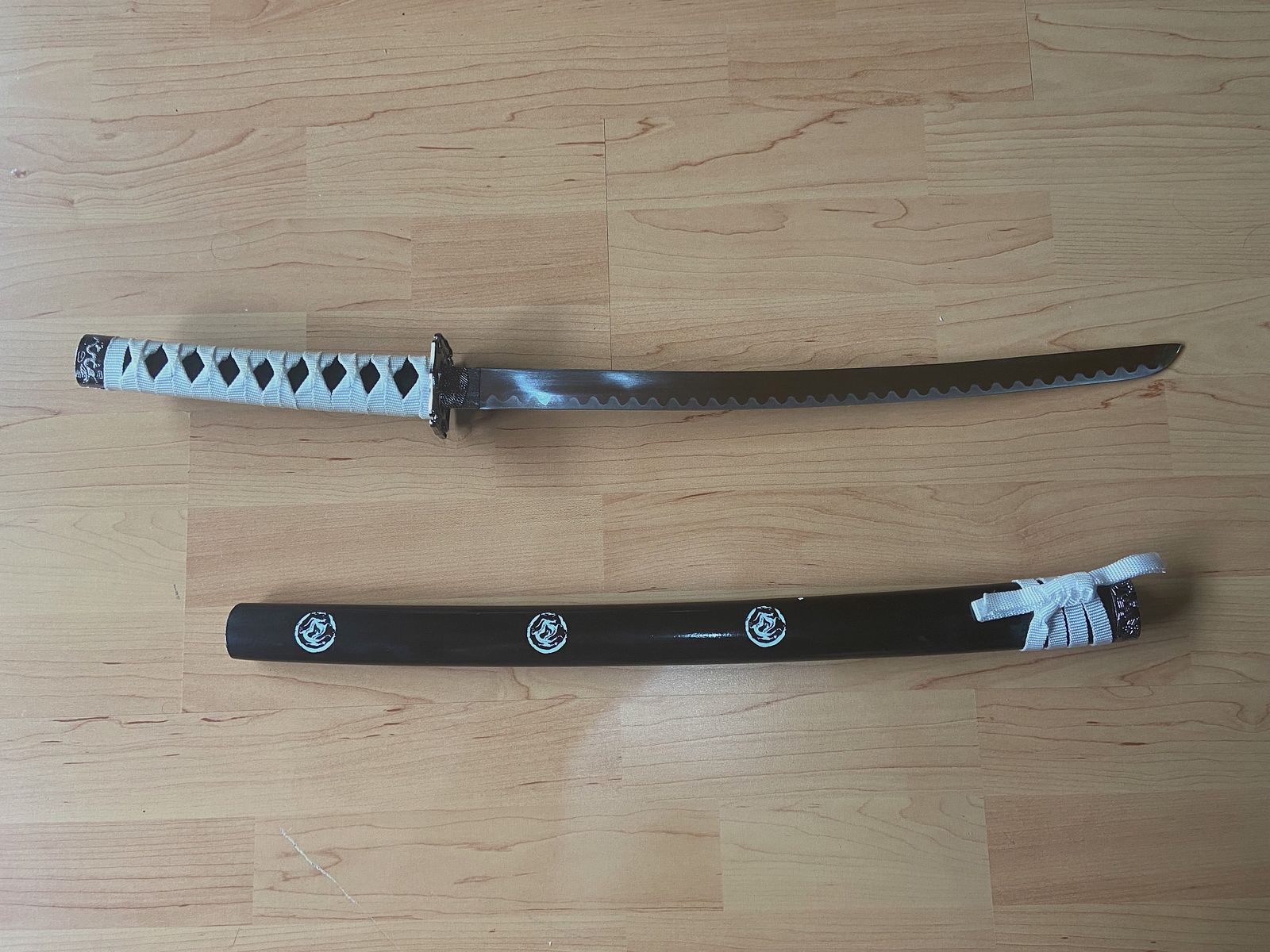 Cuchillo de vitrina Samurai Schwert Bueno hasta como nuevo
