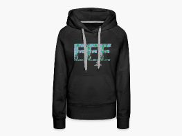 FFF - firearms, fireworks & firewater - Frauen Premium Hoodie Schwarz