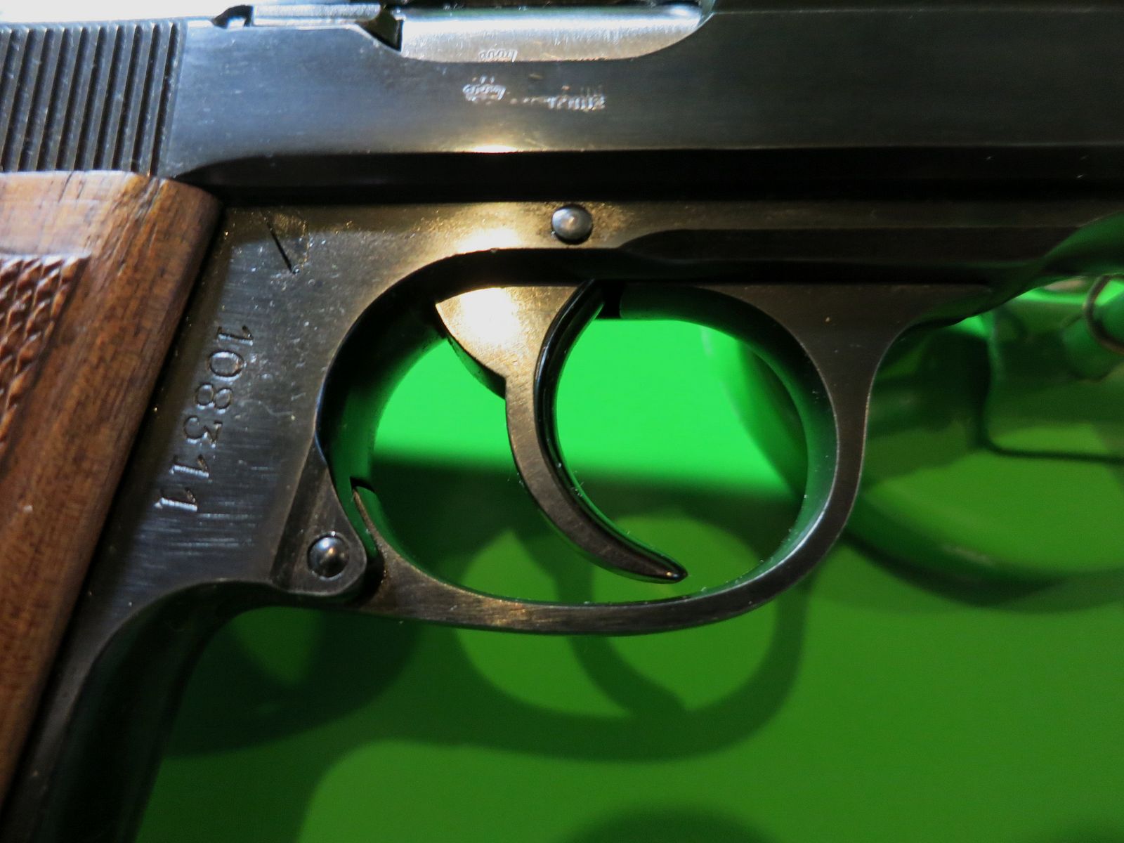 Halbautomatische Pistole MANURHIN, Walther PPK, Kal. 7,65 mm Browning       #40-