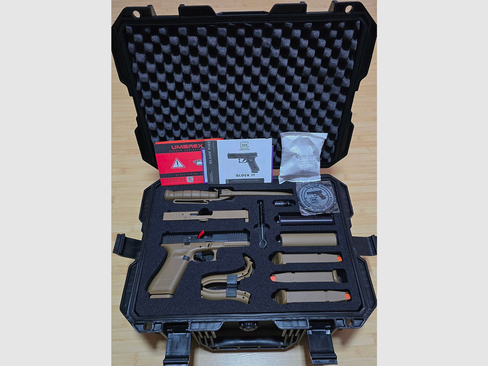 Glock 17 SV Stahlverschluss 9mm PAK Double Set Limitado 300