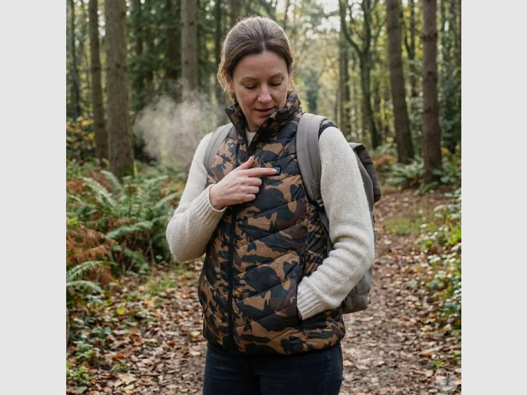 Verwarmd vest camo CE - M tot 3XL - Jacht & Outdoor, afbeelding 10 van 12