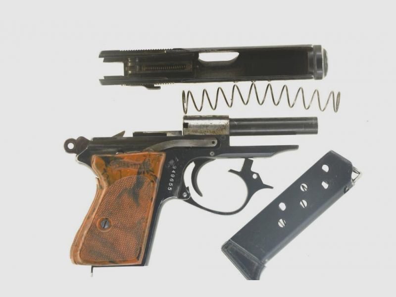 Selbstladepistole Dienstwaffe Wehrmachtspistole Walther PPK Kaliber 7,65 mm Browning Baujahr ca.1933