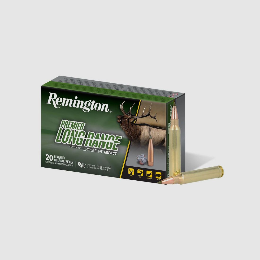 Remington Long Range .300 Win. Mag. 190GR Speer Impact 20 cartucce