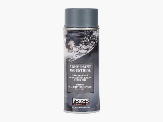 Fosco Fosco Spray de Couleur Army 400 ml - Gris Champ