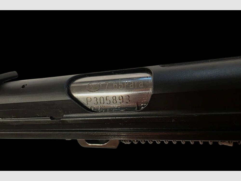 SIG Hämmerli Mod. 210/6 mit 3 Wechselsysteme 9mmLuger (Matchlauf siehe Bild), 9 Para (Normale Länge ohne Abbildung), 7,65 Para und .22LR