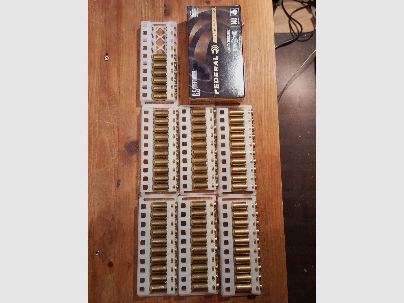 Hülsen 6,5 Creedmoor Federal Premium Gold Medal 36 Stück