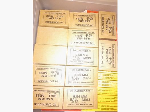5,56mm Ball M193 Munition 