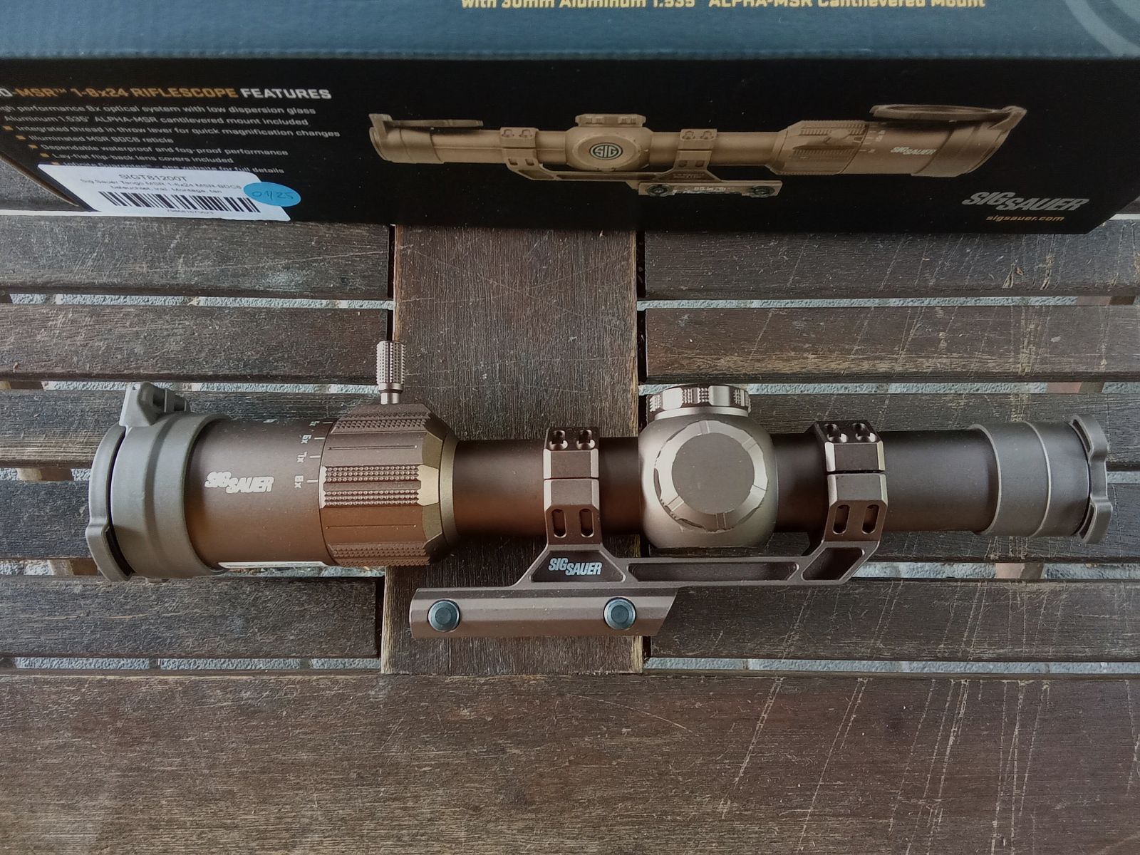 Scope LPVO 1-8 Sig Sauer Tango FDE MSR 1-8x24 with mount