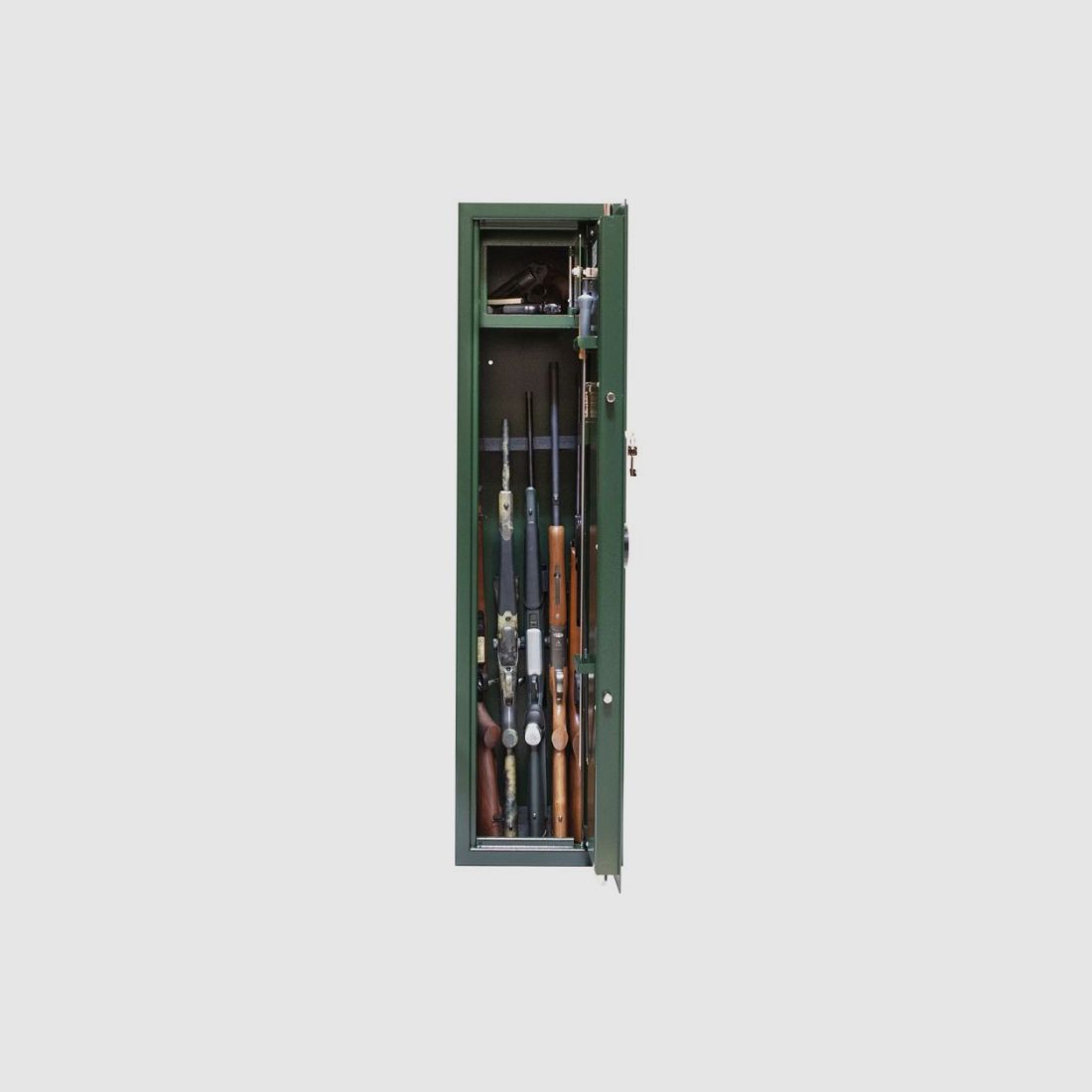 Novcan Gun Cabinet G3/6-350 Green Key Lock (Key) Left Door, image 1 of 2