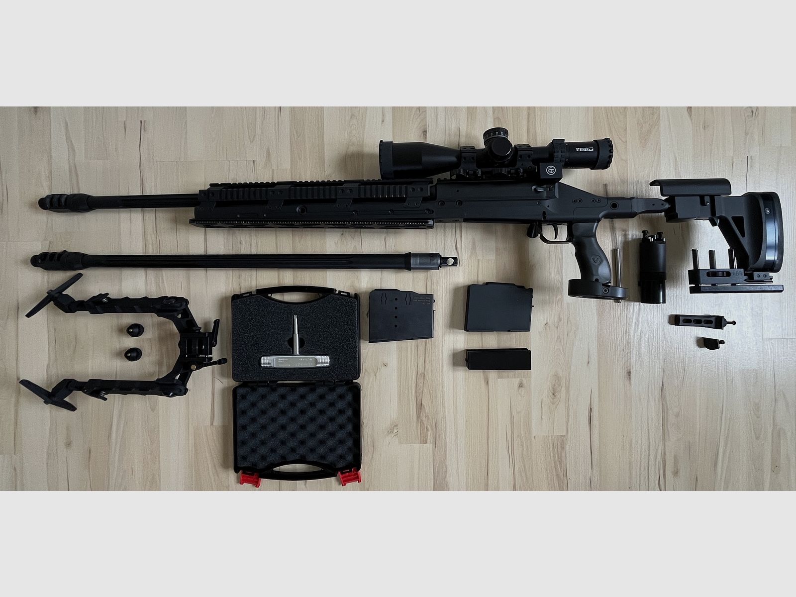 Voere X3 Gen.2 .338LM + .308Win incluso Steiner M7Xi e molti accessori / Top pacchetto Long Range