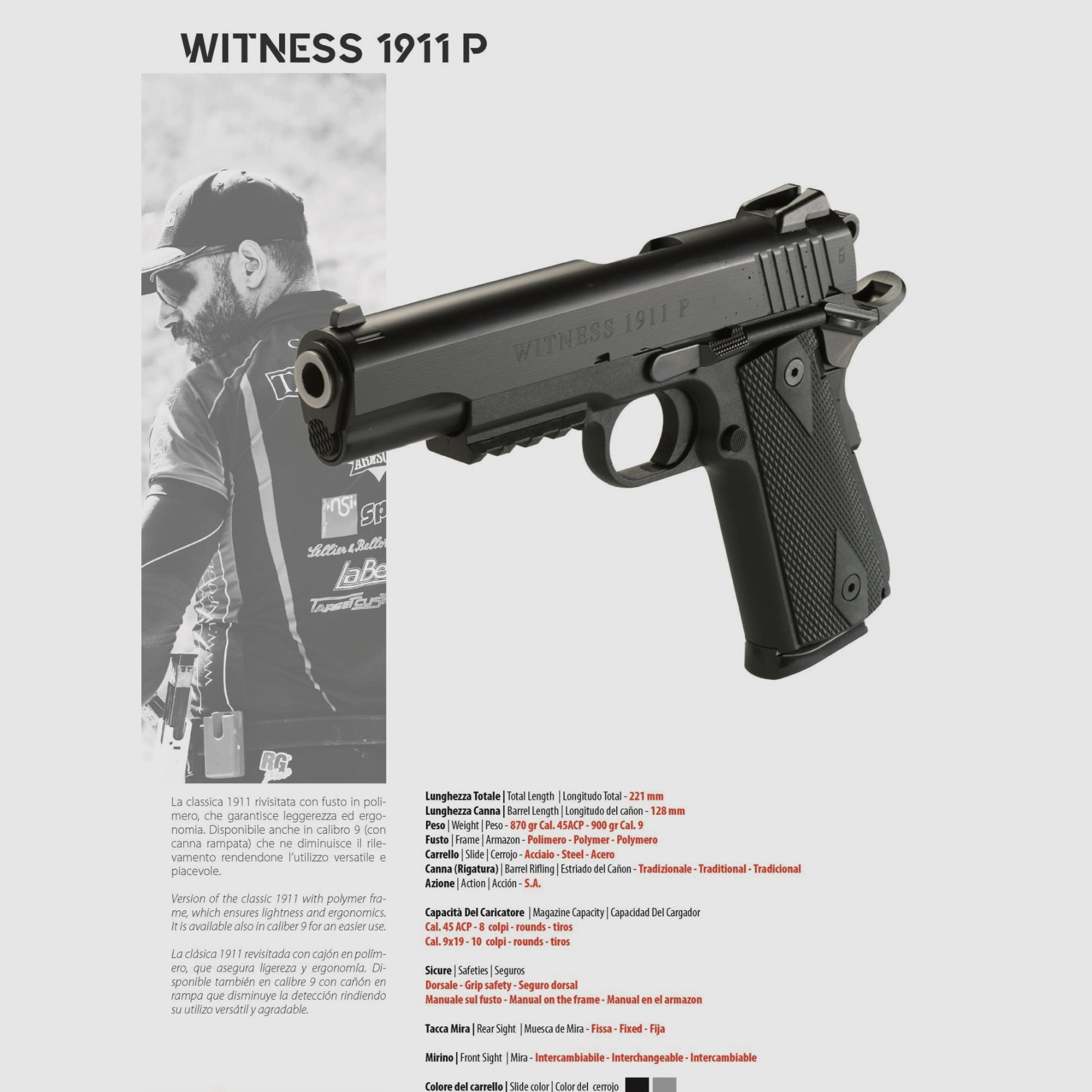 TANFOGLIO / PISTOOL / ALLE MODELLEN, afbeelding 25 van 29