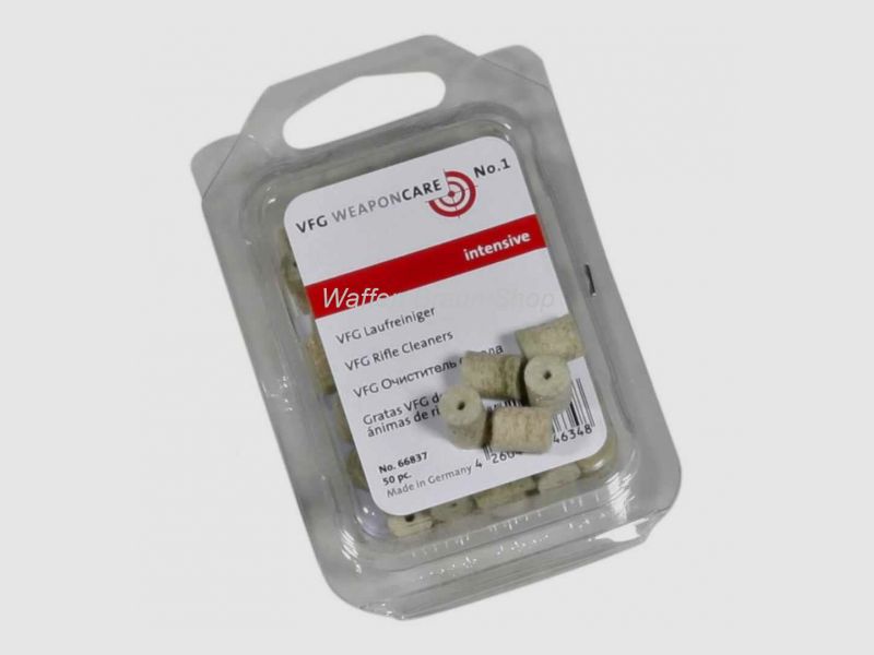 VFG running cleaner "intensive" 6.5mm 50 pieces Like the "Comfort" variant made of wool felt, but with in Fi