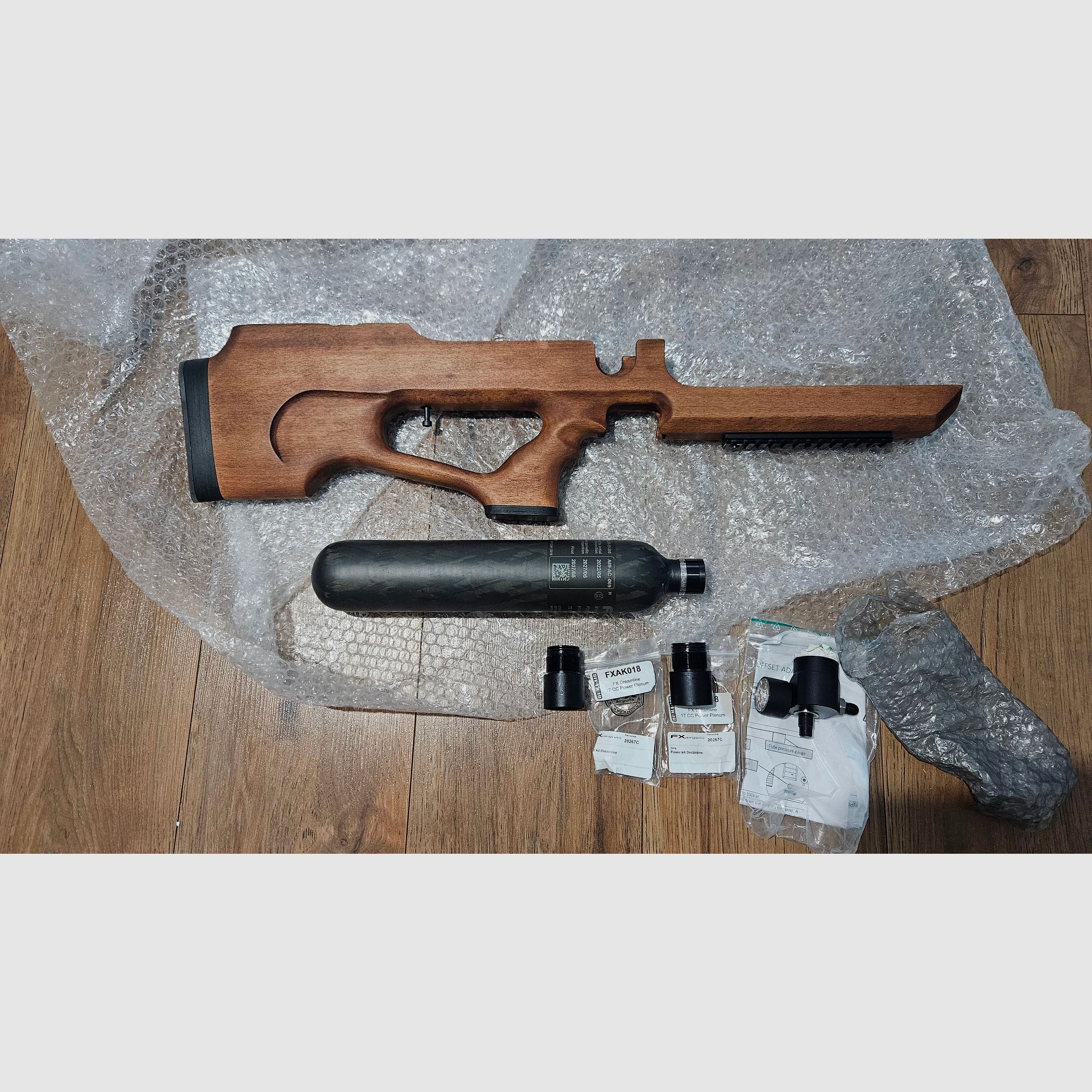 Manico in legno per FX Dreamline Bullpup con kit di conversione a bottiglia