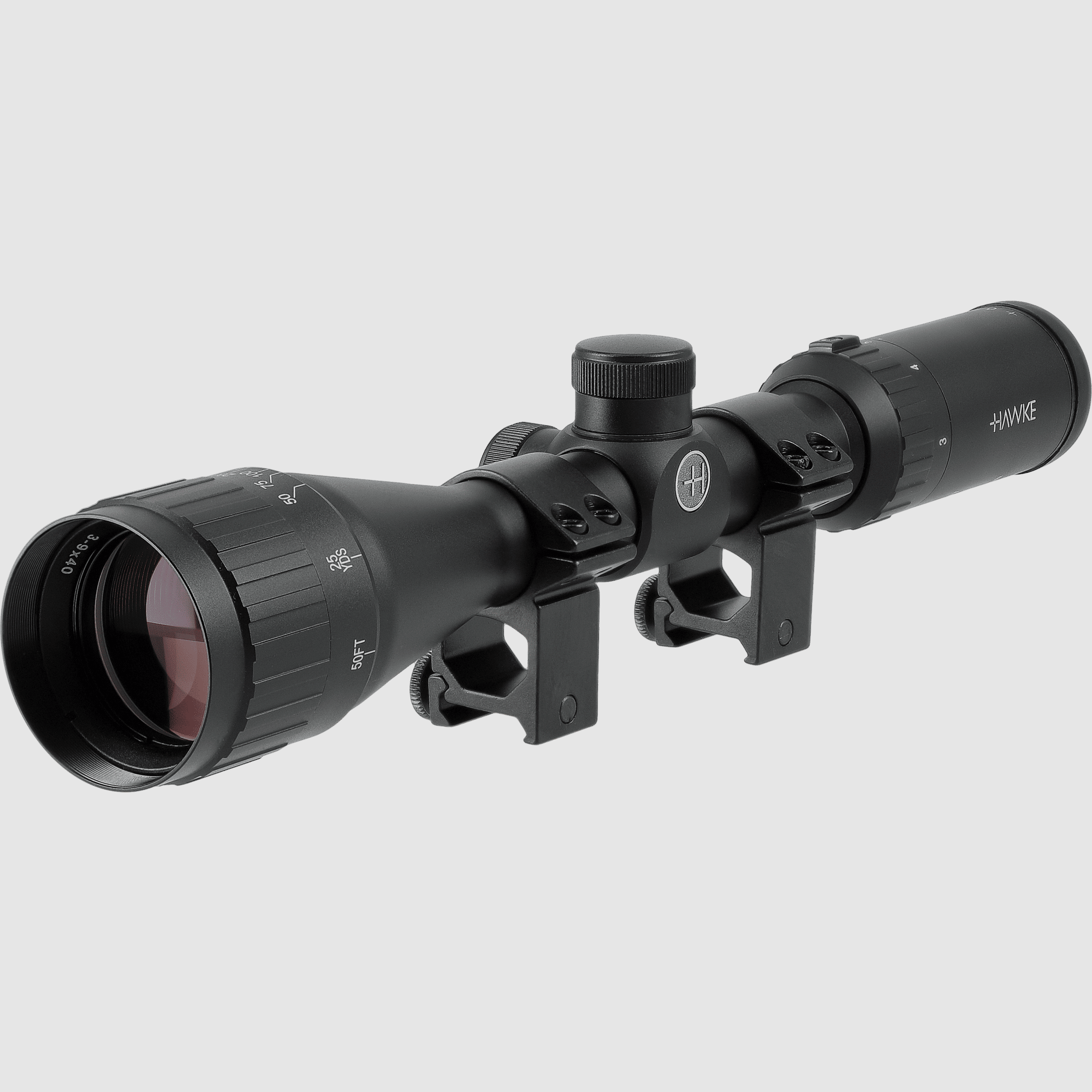 Hawke Fast Mount 3-9x40 AO (Mil Dot) - 1/4 MOA