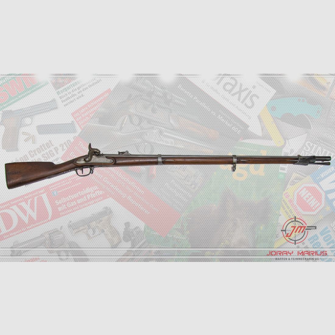 Perkussionsgewehr Ordonnanz 1817/40 XI Militärbezirk