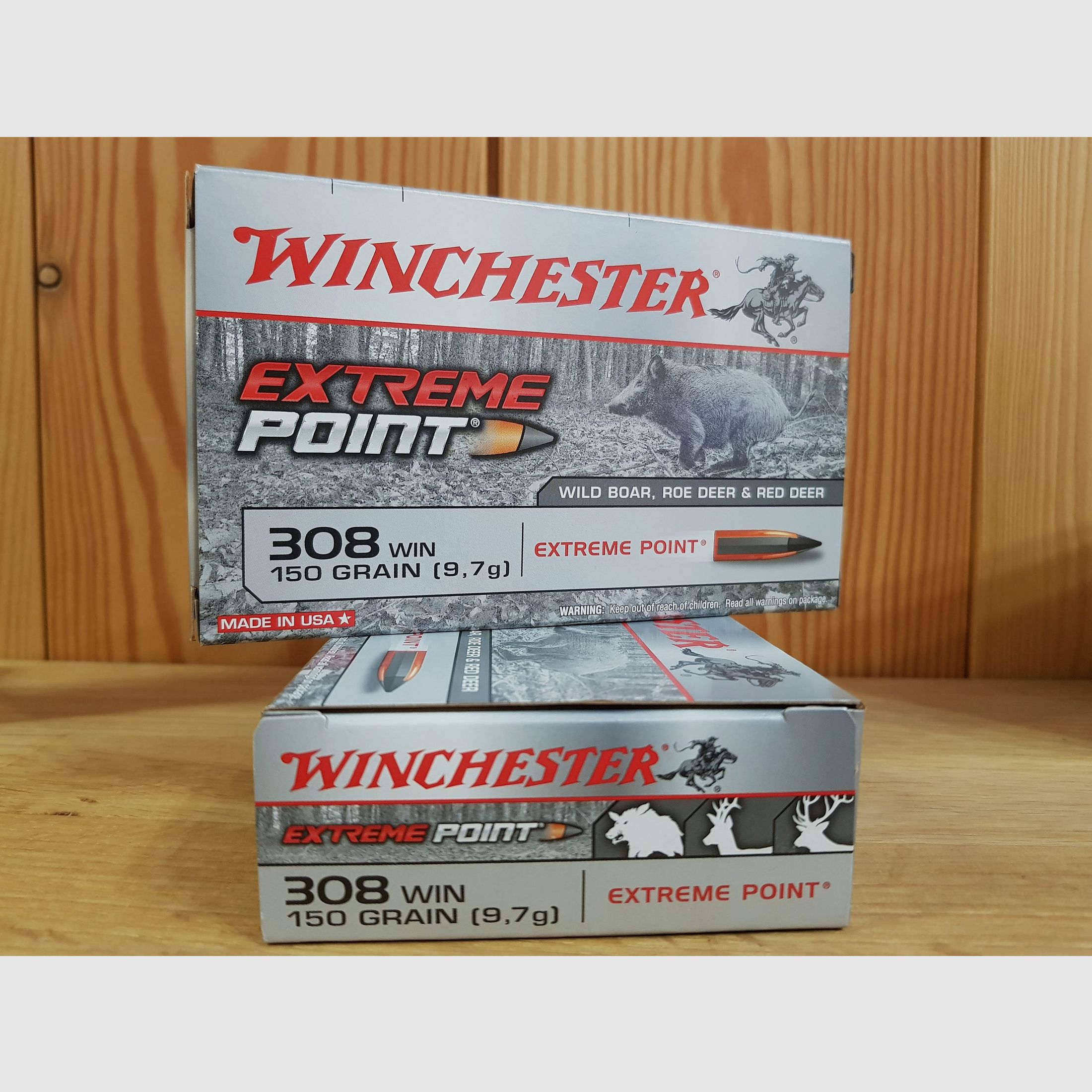 WINCHESTER MUNITION KAL. 308 EXTREME POINT 150 GR.