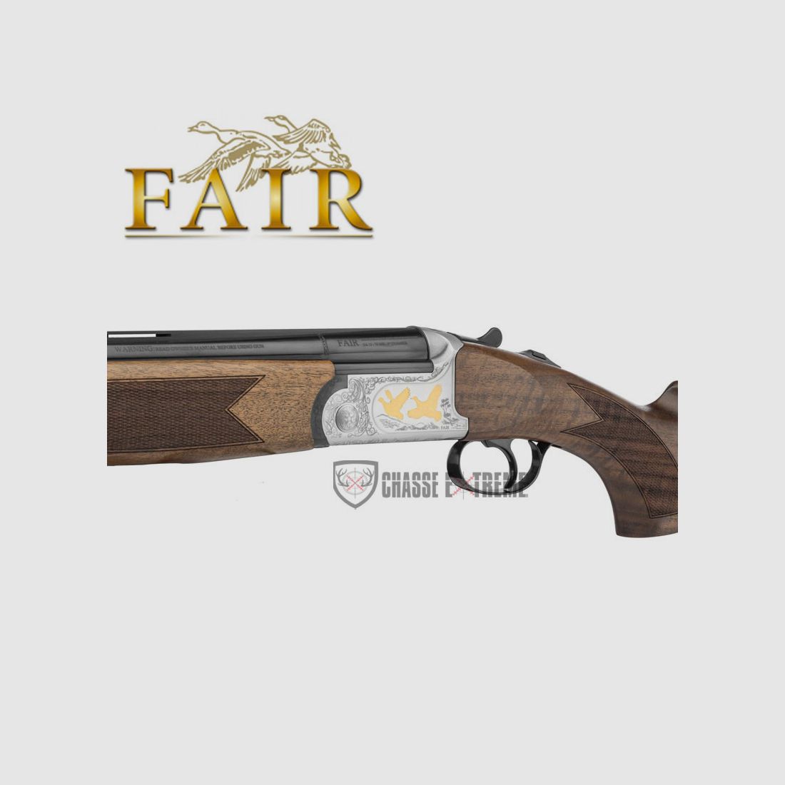 Strzelba FAIR Classic Stalowy Ekstraktor - Srebrna Baza Kal. 12/76 71cm, zdjęcie 4 z 10