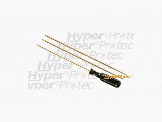 Brass cleaning rods 3 pieces for rifle 5.5 mm