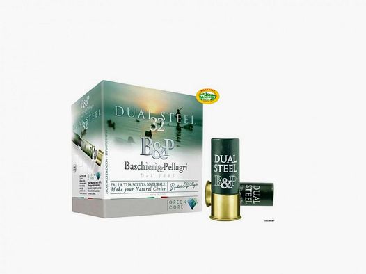 BASCHIERI & P. cartridges DUAL STEEL 28 cal. 12 p. 3+4 lead-free
