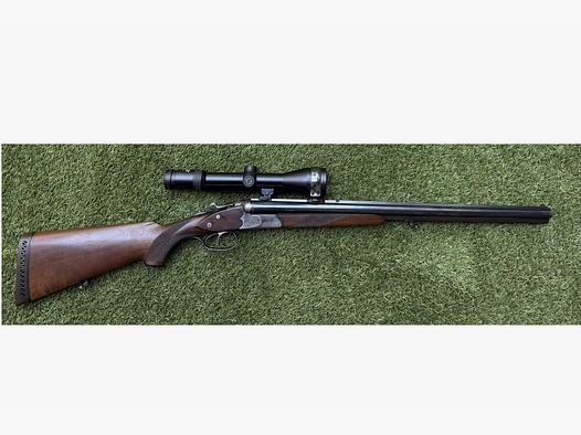 Drilling Sauer & Sohn mit Zeiss 2,5-10x50 Leuchtabsehen Einstecklauf .22Ma 16/70;8x57JRS
