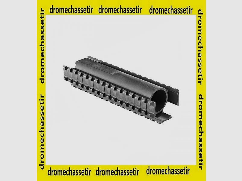 Drievoudige picatinny rails van aluminium voor Remington 870 ergo grips zwart, afbeelding 1 van 4