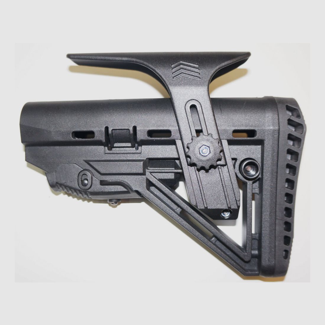 GWMH GWMH SPC AR9/AR15 verstelbare telescoop schoudersteun/duwschouder met wangsteun