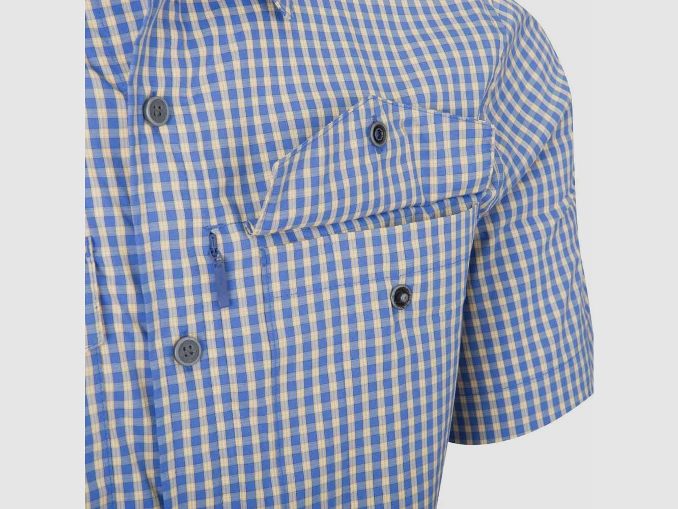 HELIKON-TEX COVERT CONCEALED CARRY SHIRT SHORT SLEEVE - DIRT RED CHECKERED