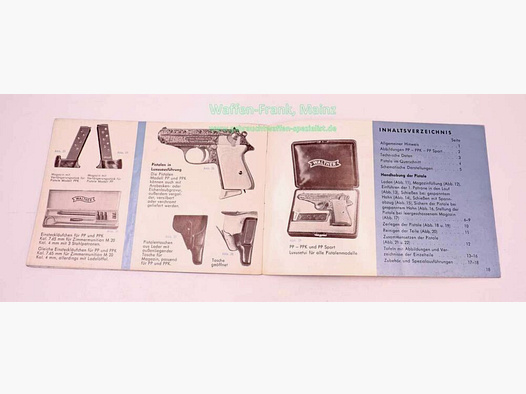 Walther - Ulm Operating Instructions, Original