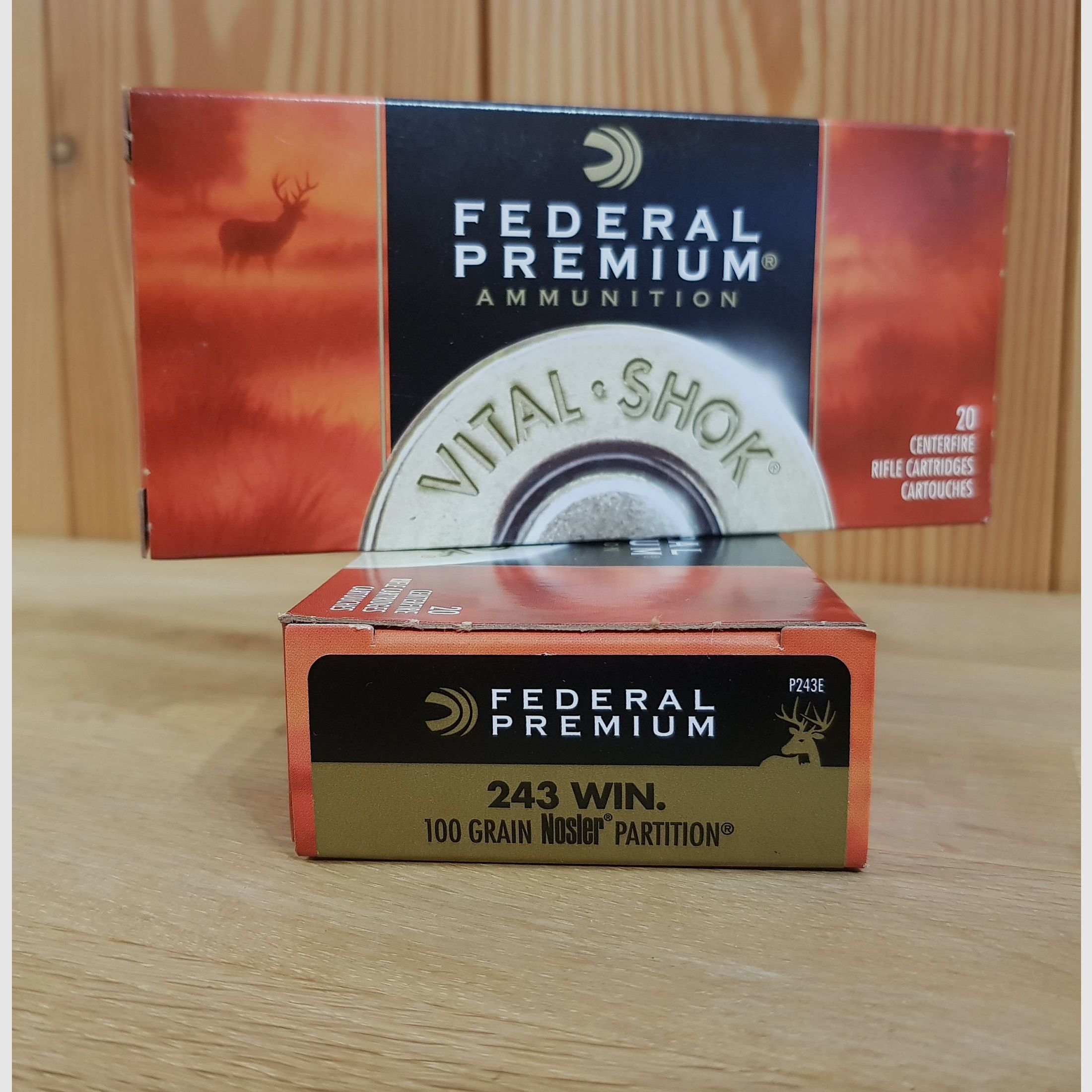 FEDERAL munitie kal. 243 PARTITION 100 GR.