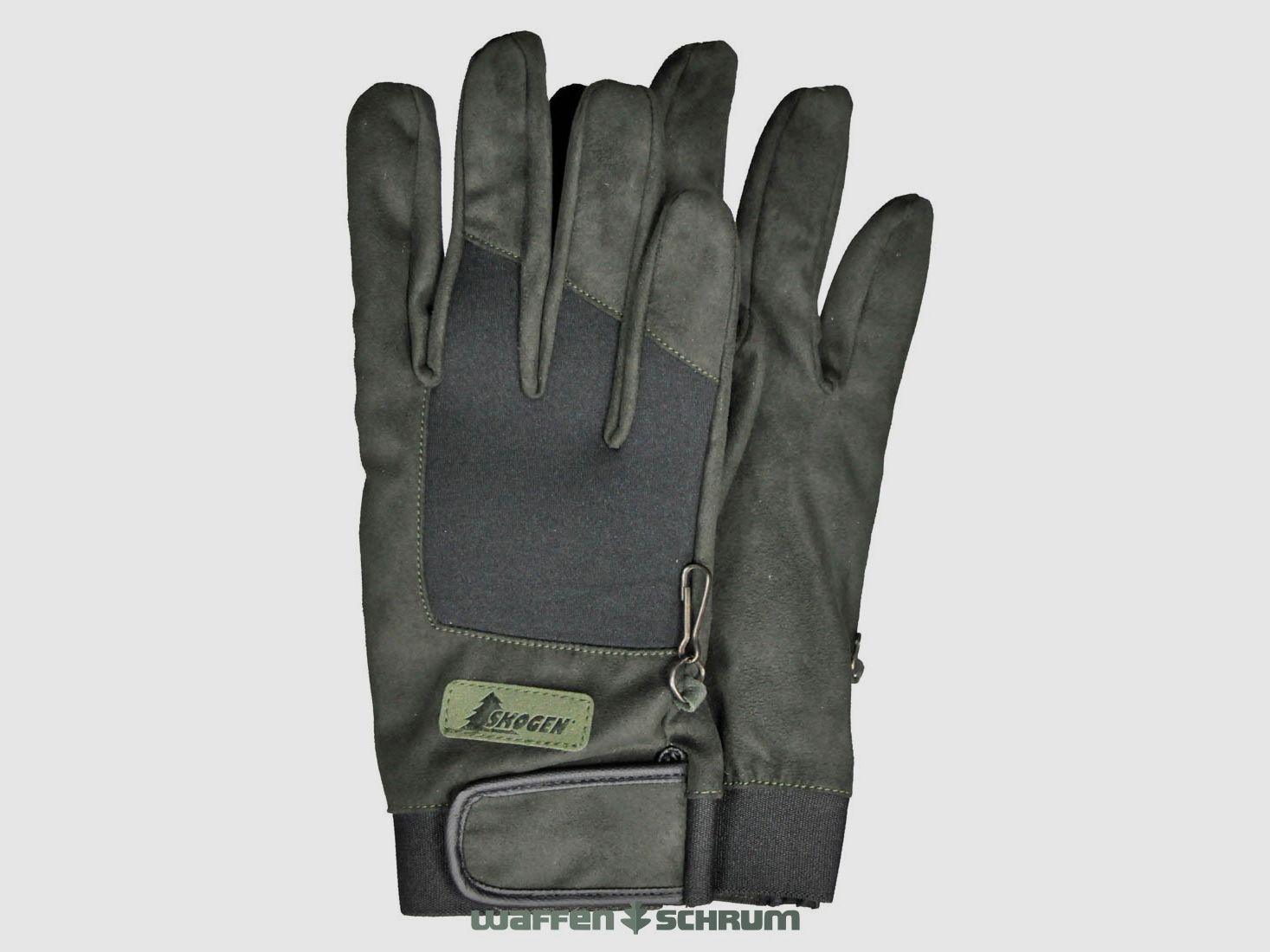 Skogen Jagdhandschuhe Cacciatore Oliv