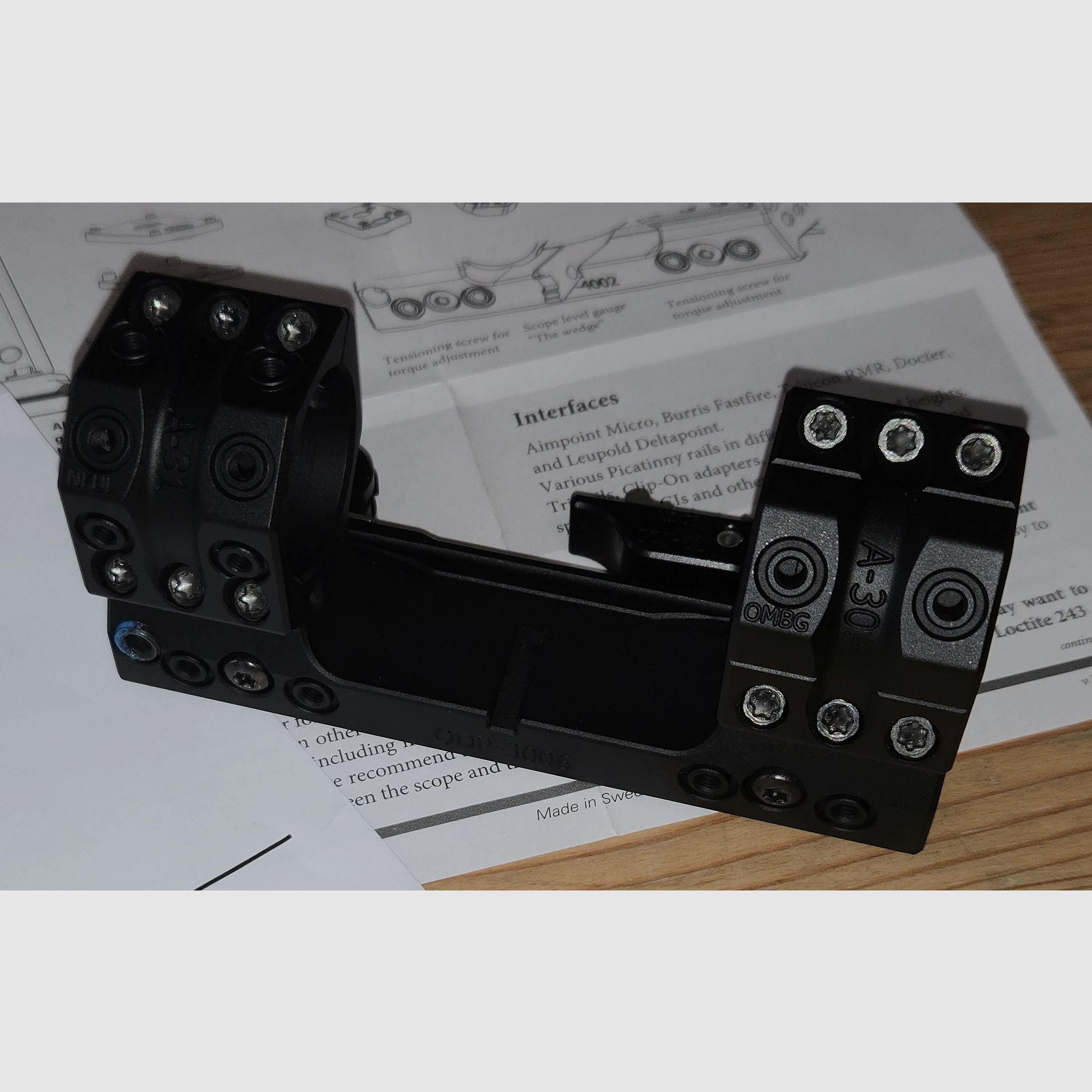 Picatinny-Zielfernrohrmontage Spuhr