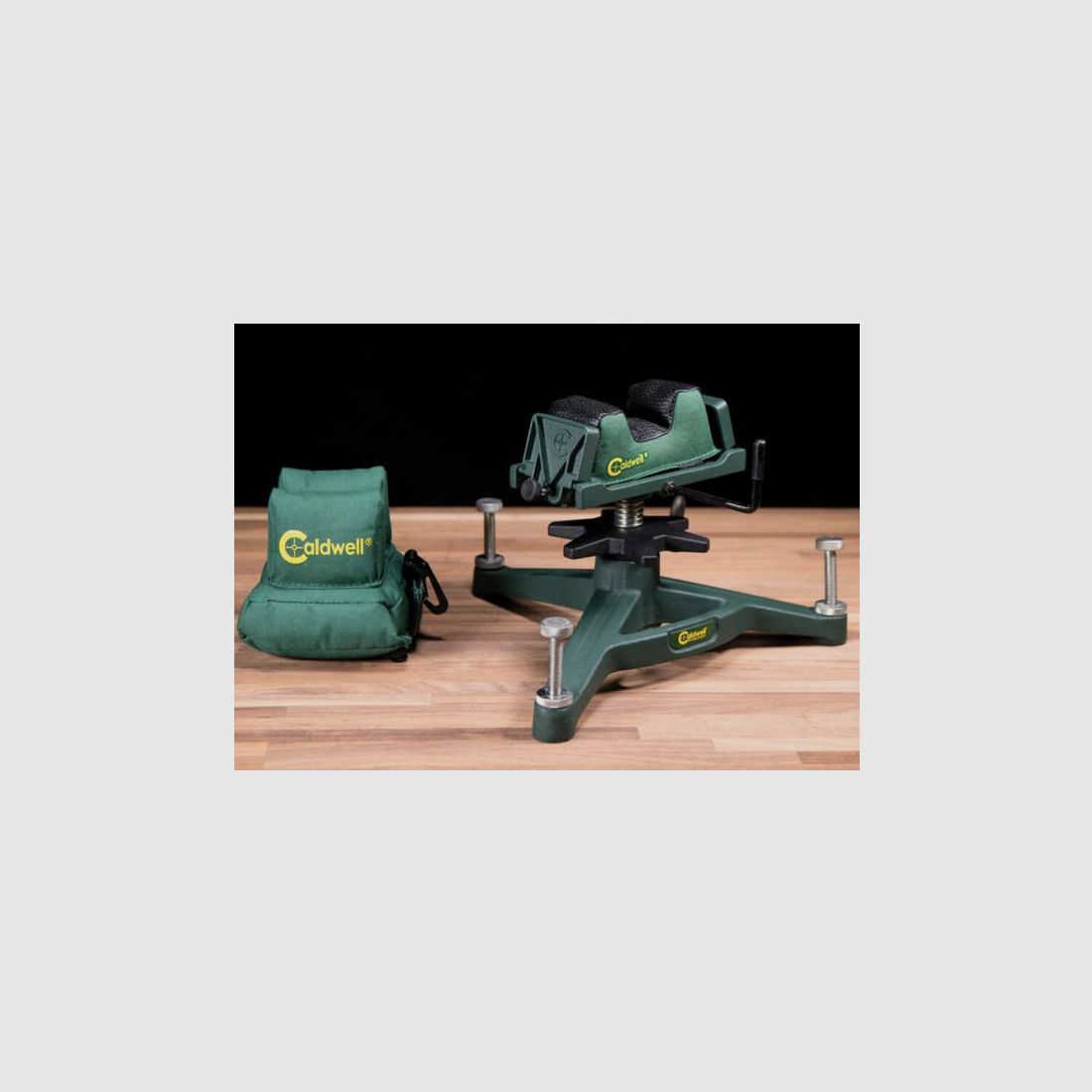 CALDWELL The Rock Combo Gewehr Pistole Einschießhilfe Schießauflagen für Vorderschaft Hinterschaft