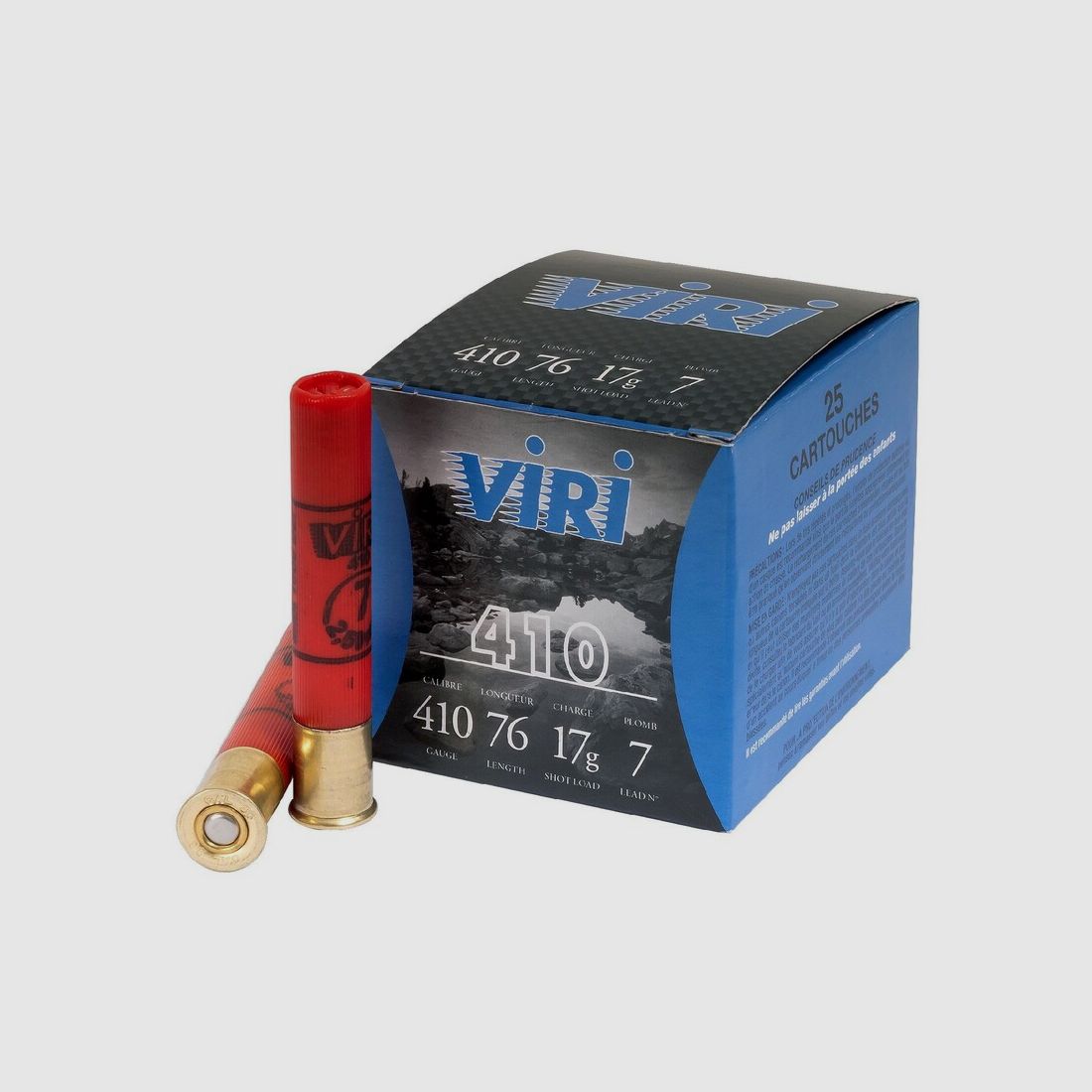 MUNIZIONE VIRI 410 17G BJ PB8 X25