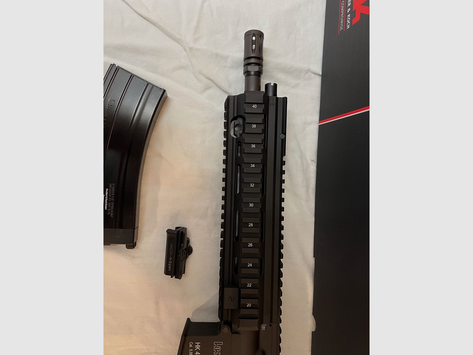 Umarex VFC Heckler & Koch HK416 A5 Airsoft Vollmetall Gas-Blow-Back 6mm BB nero - Generazione 3 nuovo leggermente graffiato handguard NP 650€