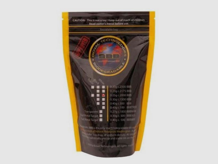 GSG Bioval Bio BB's Softair-Kugeln 0,25 g - 4.000 Stk.