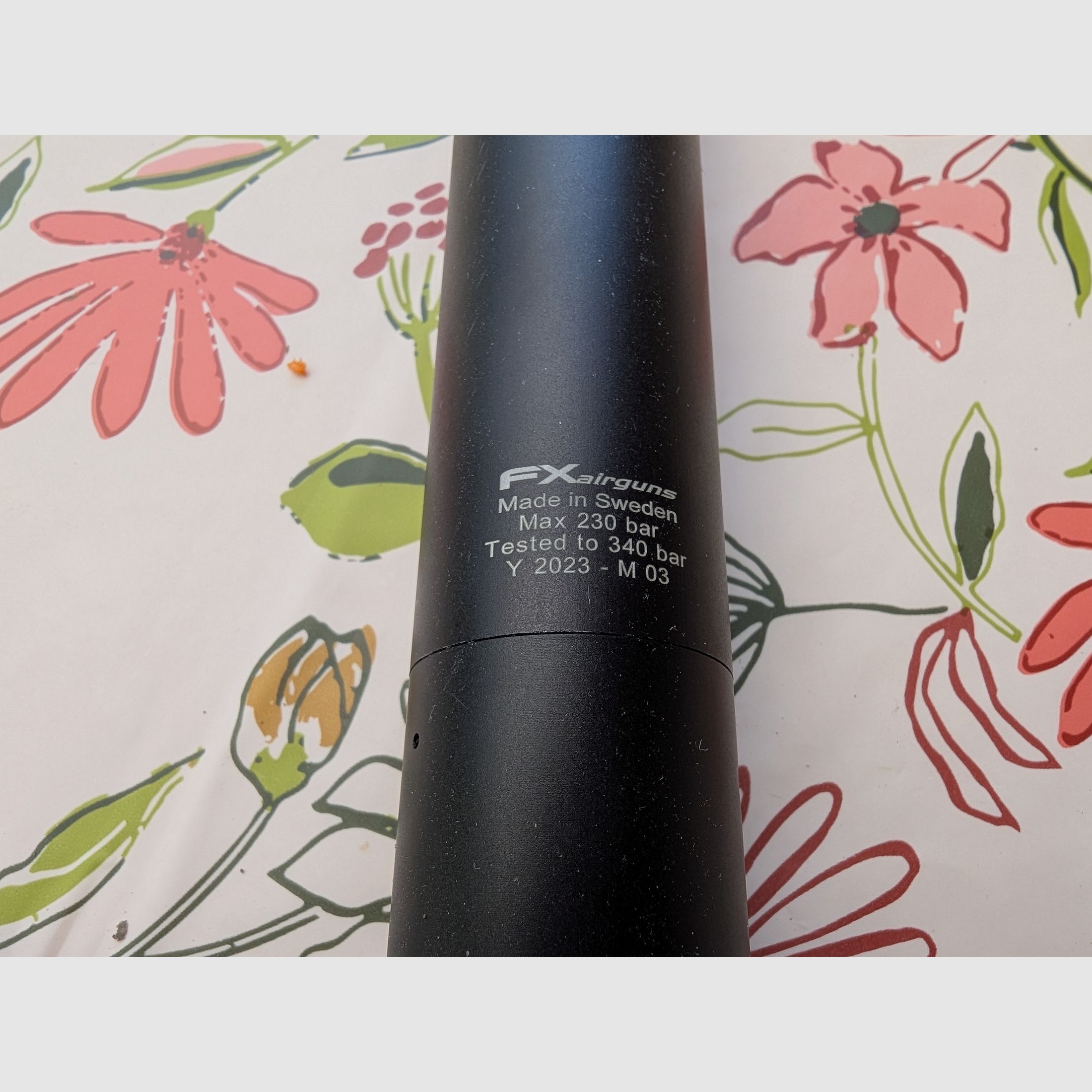 Air Cylinder (Tube) für FX Dreamline mit Regulator, Manometer und Quick-Connector