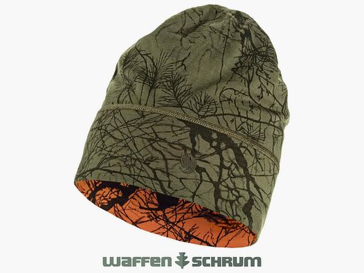 Fjällräven Beanie Lappland Green Camo - Orange Multi