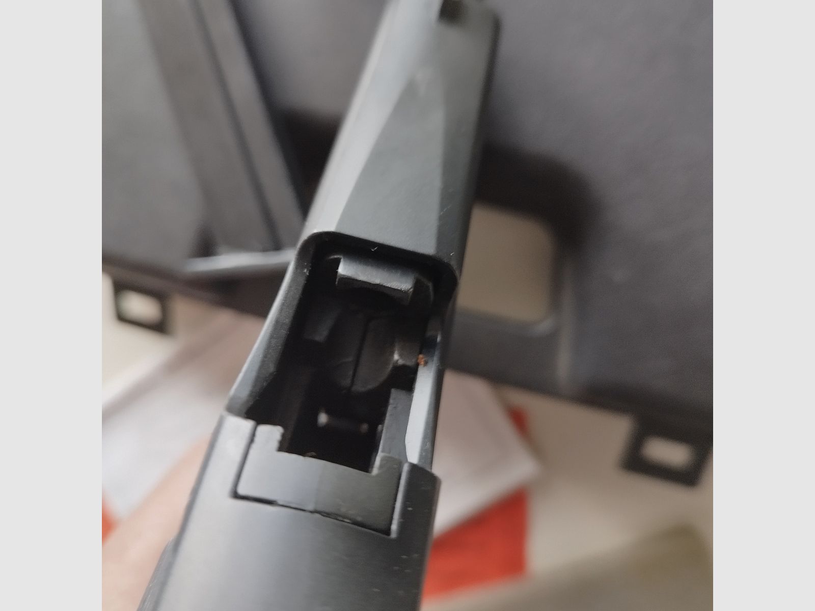 Geco Mod. 225 - 9mm P.A.K. - SRS pistol with box PTB