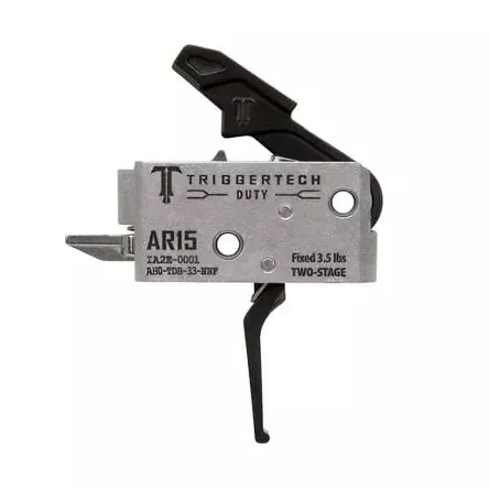 TRIGGERTECH AR15 Duty 3.5lbs PVD Black Flat – flat, two-stage