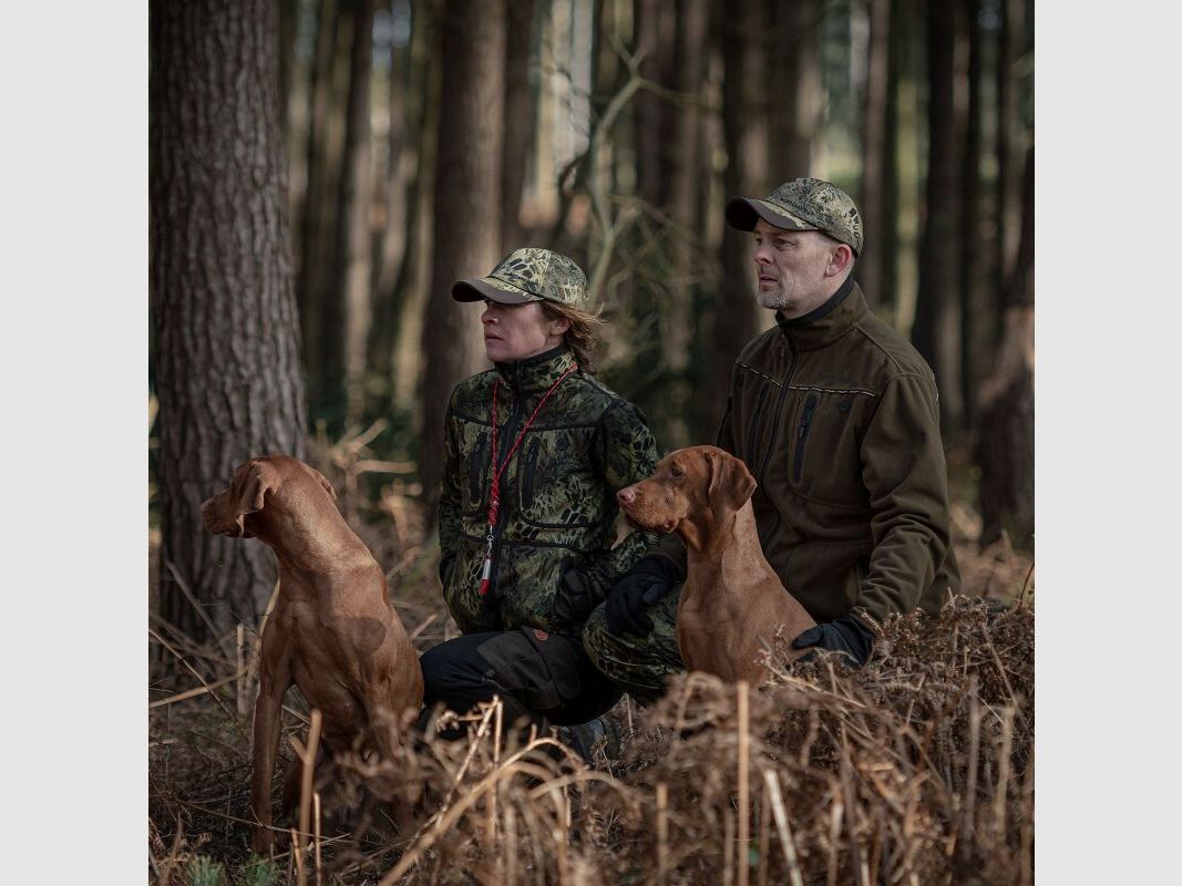 Shooterking Damen Softshell Jacke wendbar Woodlands camo-grün