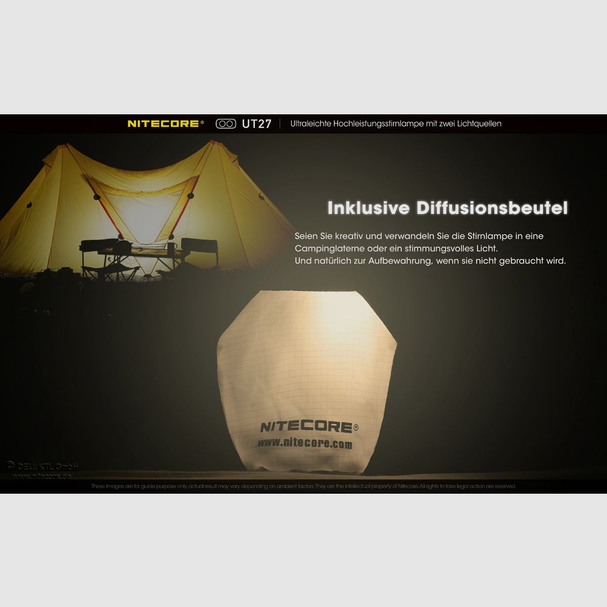 Nitecore Kopflampe UT27, Bild 12 von 13
