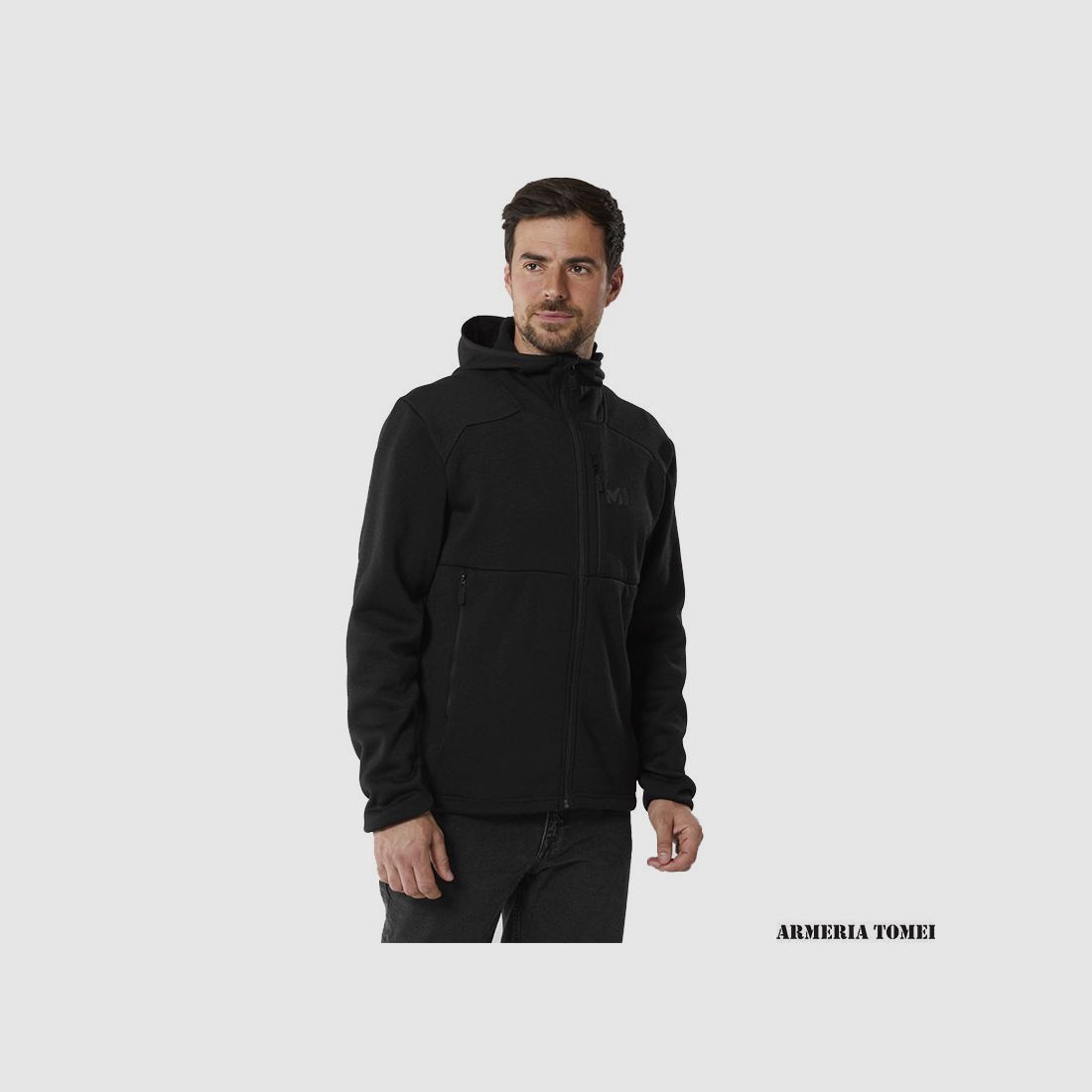 PILE UOMO – MILLET – TRIBENI HOODIE M Schwarz-Schwarz, Bild 2 von 4