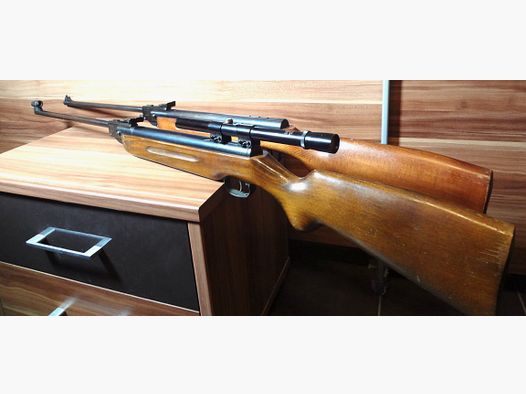 Zwei Luftgewehre von Weihrauch, Modell HW 50 S /HW 50