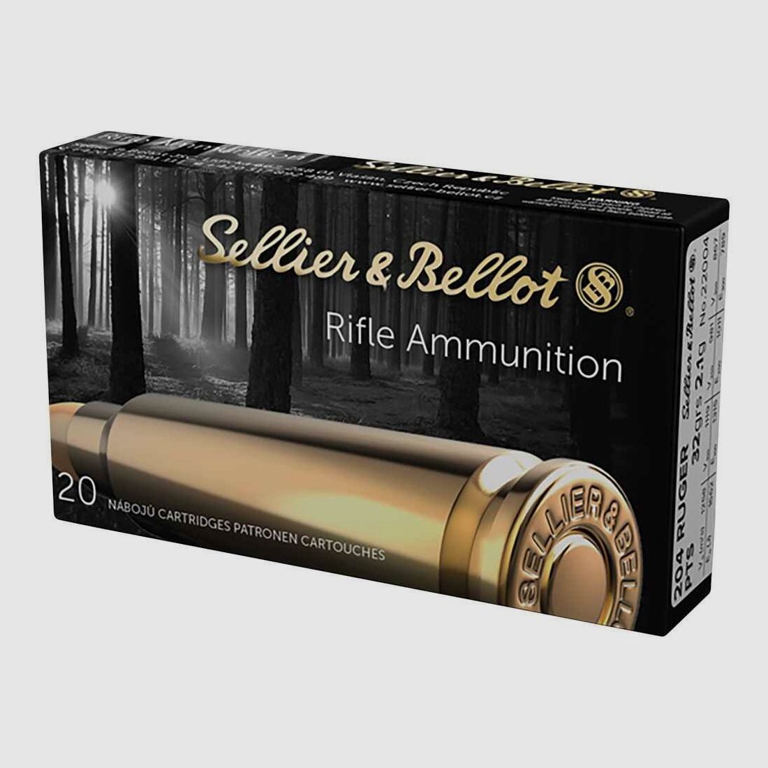 .204 Ruger PTS TLM 2,1g/32grs. Sellier & Bellot