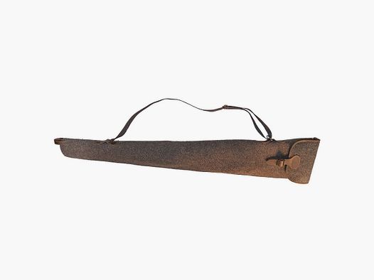 Fodero per fucile Fritzmann in feltro di lana con pelle 120 cm