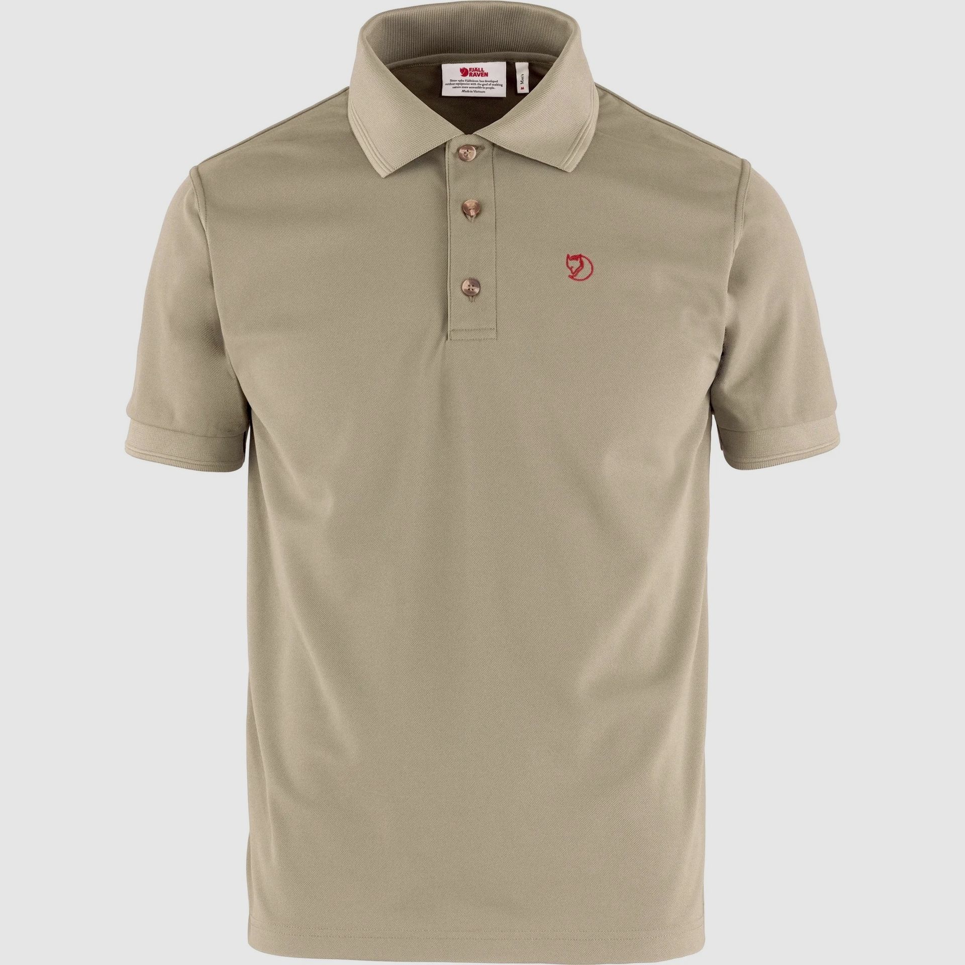 Fjallraven Övik Pique Shirt M Fossil, afbeelding 1 van 9