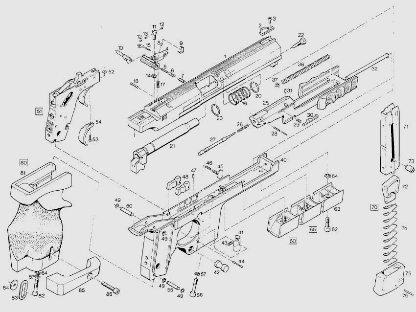 Hammerli 280 pistol + conversion kit