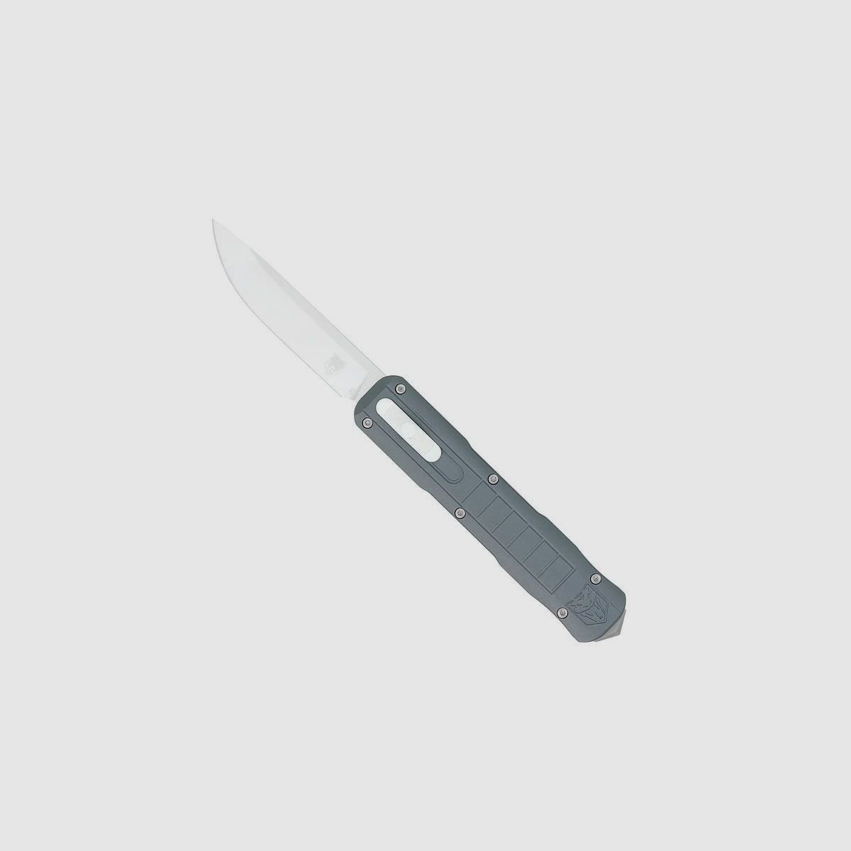 CobraTec Raptor Grey navaja automática OTF con hoja drop point., Bild 2 von 10